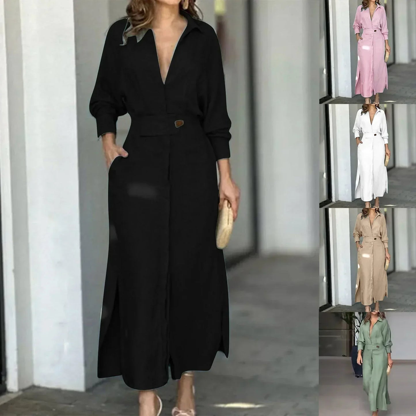 Vestido York ™ - Camisero Elegante y Clasico