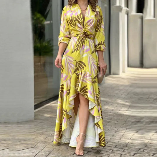 VESTIDO DELLA™ VESTIDO LARGO VERANIEGO