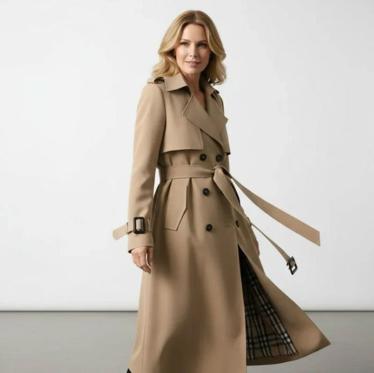 Clementine | Gabardina elegante y atemporal para mujer